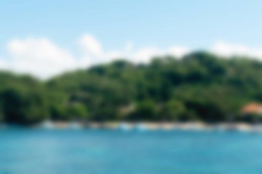 Bali Endonezya Seyahat tema bulanıklık arka plan