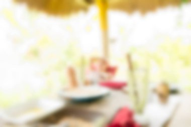 Bali Endonezya Seyahat tema bulanıklık arka plan