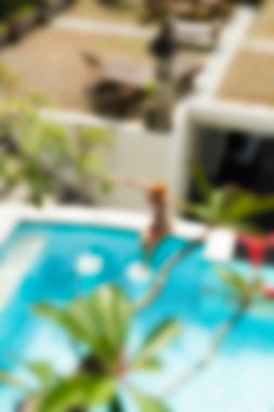 Bali Endonezya Seyahat tema bulanıklık arka plan