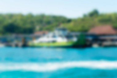 Bali Endonezya Seyahat tema bulanıklık arka plan