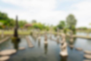 Bali Endonezya Seyahat tema bulanıklık arka plan