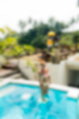 Bali Endonezya Seyahat tema bulanıklık arka plan