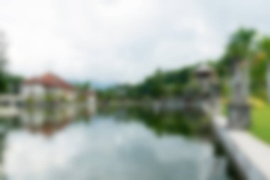 Bali Endonezya Seyahat tema bulanıklık arka plan