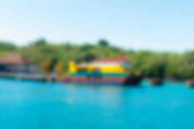 Bali Endonezya Seyahat tema bulanıklık arka plan