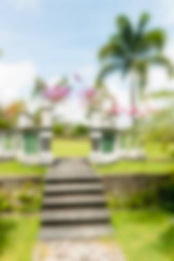 Bali Endonezya Seyahat tema bulanıklık arka plan