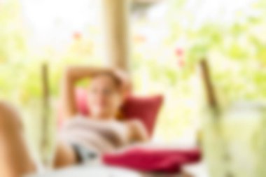 Bali Endonezya Seyahat tema bulanıklık arka plan