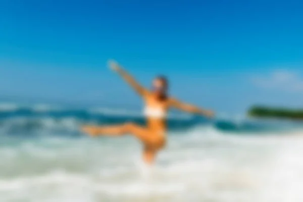 Bali Indonesia Travel theme blur background — Stock Photo, Image