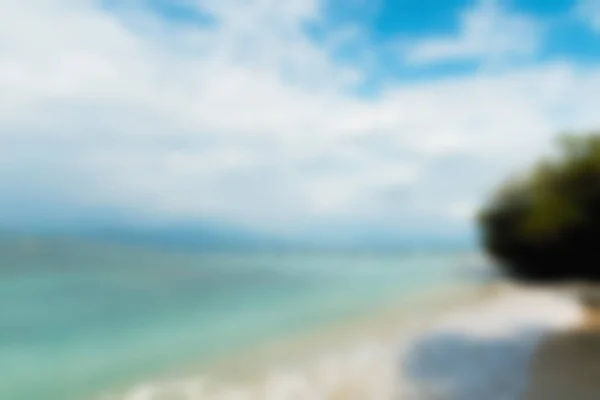 Gili Trawangan Bali Indonesia Travel theme blur background — Stock Photo, Image