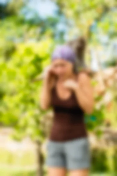 Ubud Monkey Forest Bali Indonesia Travel theme blur background — Stock Photo, Image