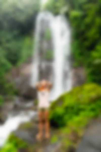 Bali Indonesia Travel theme blur background — Stock Photo, Image