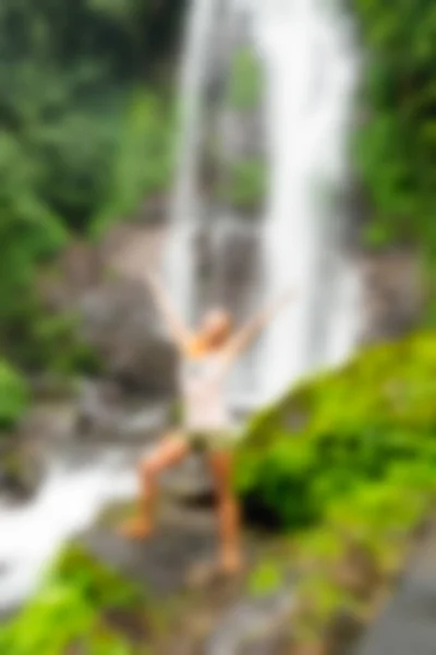 Bali Indonesia Travel theme blur background — Stock Photo, Image