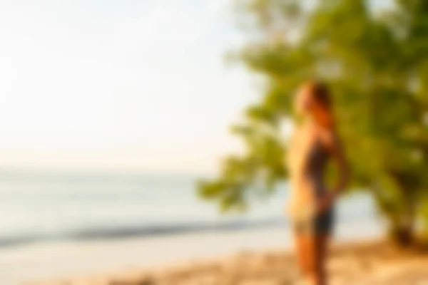 Islas Gili Indonesia Viajes tema desenfoque fondo —  Fotos de Stock