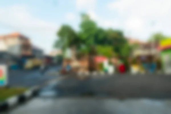 Gili Trawangan Bali Indonesia Travel theme blur background — Stock Photo, Image