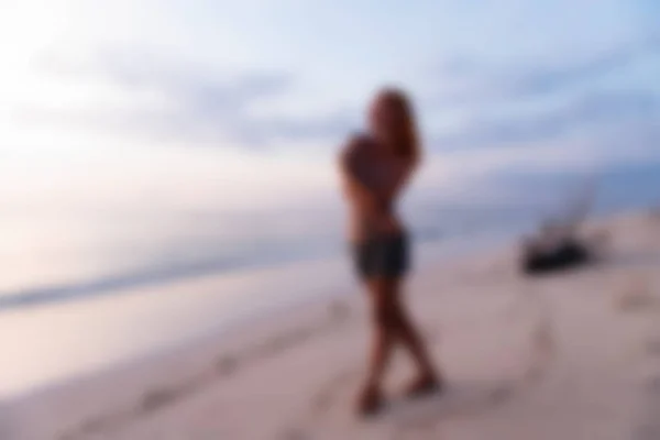 Gili Islands Indonesia Travel theme blur background — Stock Photo, Image