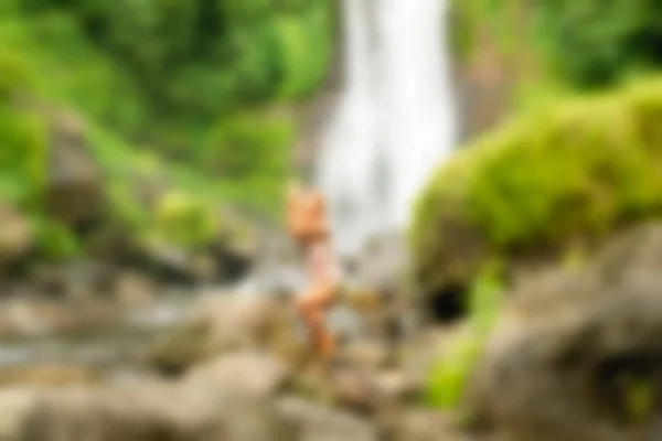 Bali Indonesia Travel theme blur background — Stock Photo, Image