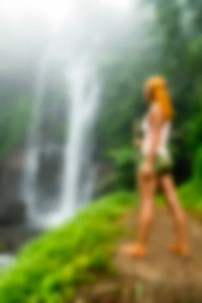 Bali Indonesia Travel theme blur background — Stock Photo, Image