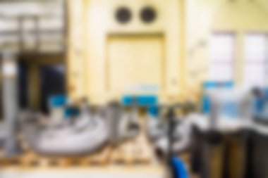 Endüstriyel Üretim Fabrikası Tema arka plan bulanıklık