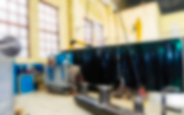 Endüstriyel Üretim Fabrikası Tema arka plan bulanıklık