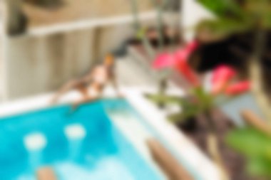 Bali Endonezya Seyahat tema bulanıklık arka plan