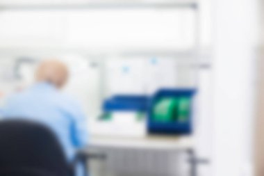 Elektronik üretim tesisi Tema arka plan bulanıklık