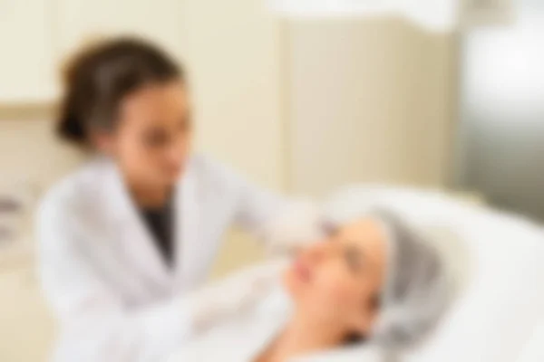 Medikal kozmetik klinik Tema arka plan bulanıklık — Stok fotoğraf