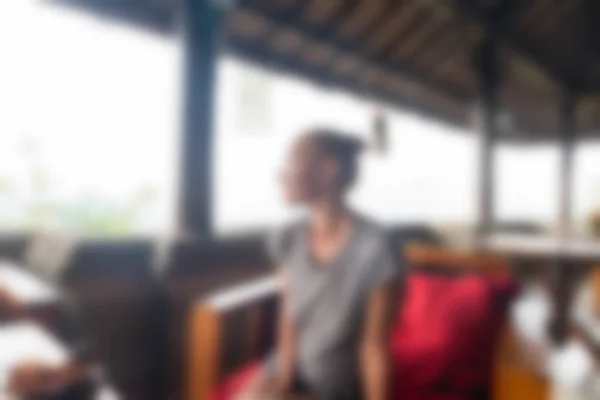 Bali Indonesia Travel theme blur background — Stock Photo, Image