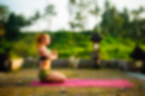 Bali Indonesia Travel theme blur background — Stock Photo, Image