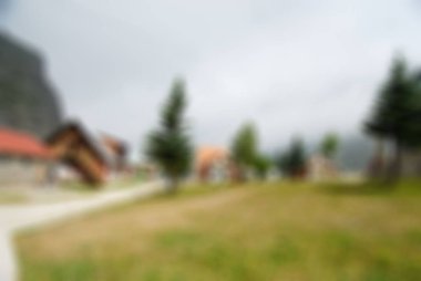 Dağcılık turizm Tema bulanıklık arka plan