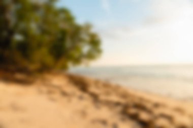 Gili Adaları Endonezya Seyahat Tema arka plan bulanıklık