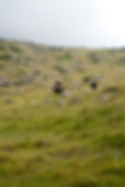 Dağcılık turizm Tema bulanıklık arka plan