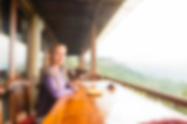 Bali Endonezya Seyahat tema bulanıklık arka plan