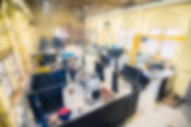 Endüstriyel Üretim Fabrikası Tema arka plan bulanıklık