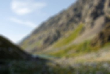 Dağcılık turizm Tema bulanıklık arka plan