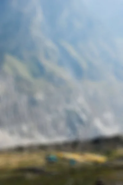 Bergsteigen Tourismus Thema verschwimmen Hintergrund — Stockfoto