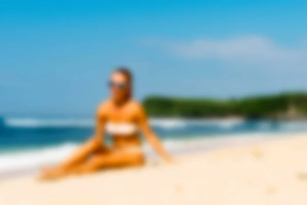 Bali Indonesia Travel theme blur background — Stock Photo, Image