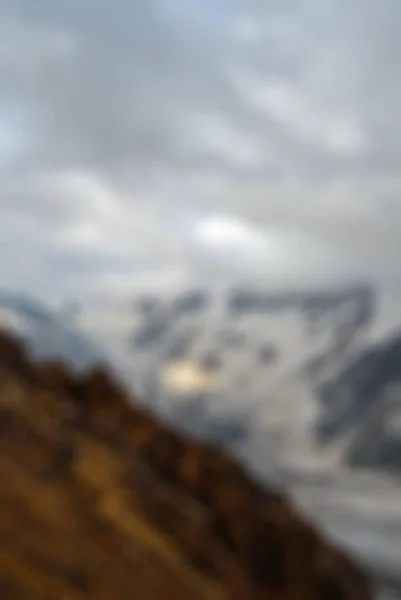 Bergsteigen Tourismus Thema verschwimmen Hintergrund — Stockfoto