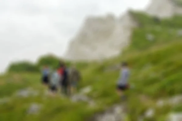 Alpinisme toerisme thema vervagen achtergrond — Stockfoto