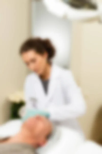 Clinica de cosmetologie medicală temă blur fundal — Fotografie, imagine de stoc