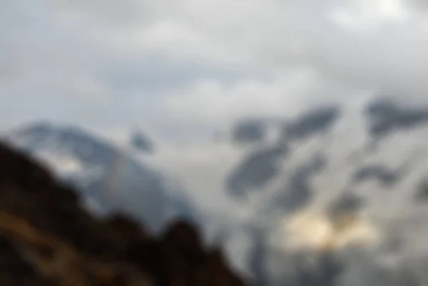 Bergsteigen Tourismus Thema verschwimmen Hintergrund — Stockfoto