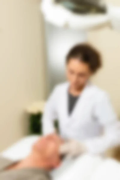 Medical cosmetology clinic theme blur background — Stock Photo, Image