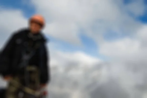 登山旅游主题模糊背景 — 图库照片