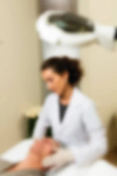 Medical cosmetology clinic theme blur background