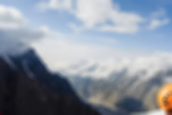 Bergsteigen Tourismus Thema verschwimmen Hintergrund — Stockfoto