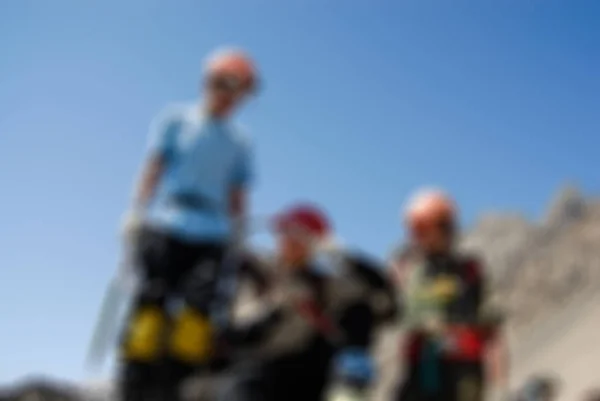 Mountaineering tourism  theme blur background — Stock Photo, Image