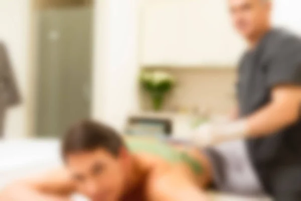 Medische cosmetologie kliniek thema achtergrond wazig — Stockfoto
