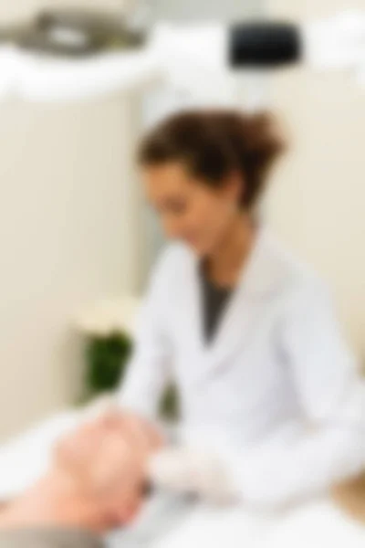 Medical cosmetology clinic theme blur background — Stock Photo, Image