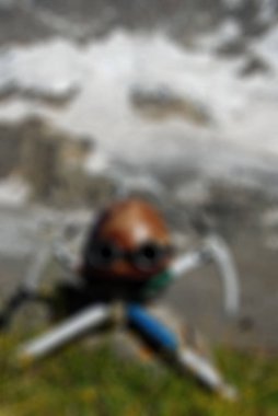 Dağcılık turizm Tema bulanıklık arka plan