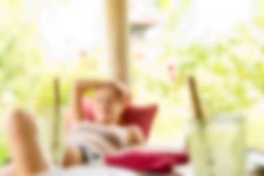 Bali Endonezya Seyahat tema bulanıklık arka plan