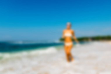 Bali Endonezya Seyahat tema bulanıklık arka plan
