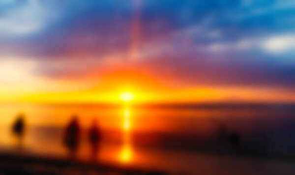 Bali Indonesia Travel theme blur background